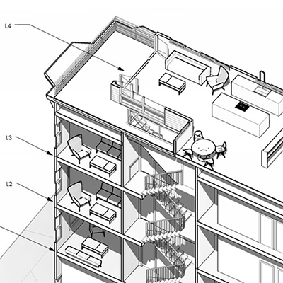 3 unit conversion to 4 unit + garage