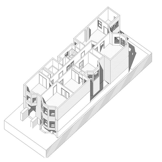 Isometric of remodel floor